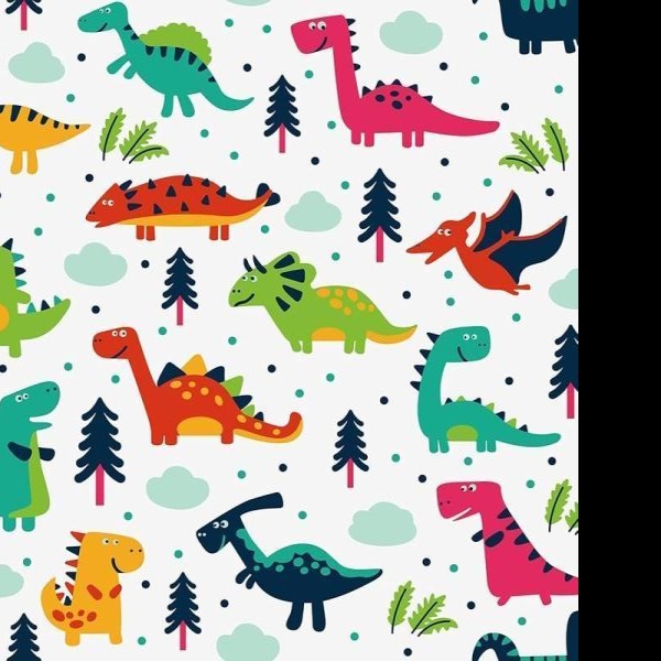 PAPEL COUCHE DINOSAURIO DIPAK 50X70 PZA